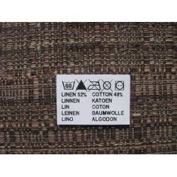 Adhesive nylon labels