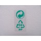 Adhesive transparent PET labels