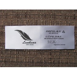 1-colour satin labels 15x13mm