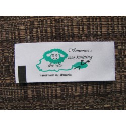 2-colour satin labels