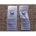 Satin labels 40x25mm (100 pcs.)