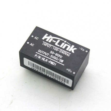 AC-DC step-down 5V maitinimo šaltinis 3W (iš 230V)