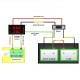 Skaitmeninis DC voltmetras 0-100V ir ampermetras 0-50A + šuntas