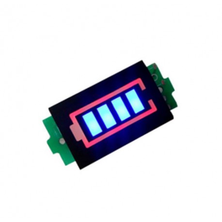 DC voltmetras - indikatorius 2s LiPo akumuliatorių baterijoms