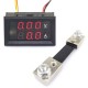 Skaitmeninis DC voltmetras 0-100V ir ampermetras 0-100A + šuntas