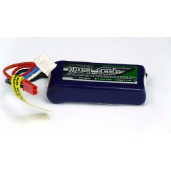 Turnigy nano-tech 370mAh 11,1V 3S 25C LiPo akumuliatorių baterija