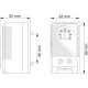 KTS011 Termostatas 250VAC 10A NO (aušintuvui)