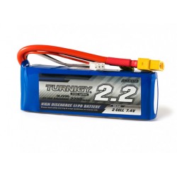 Turnigy 2200mAh 7,4V 2S 25C-50C LiPo akumuliatorių baterija