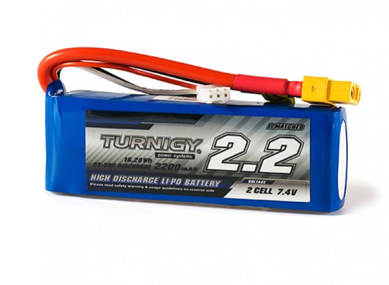 LiPo 2200mah 7,4V 2S 25C