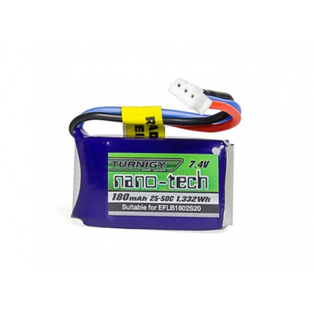 Turnigy nano-tech 180mAh 2S 7,4V 25C LiPo akumuliatorių baterija