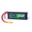 Turnigy nano-tech 2200mAh 11,1V 3S 25C-50C LiPo akumuliatorių baterija su XT60