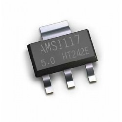 AMS1117-5.0 įtampos reguliatorius (LDO) 5V iki 800mA