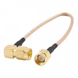 SMA - angle SMA kabelis 15cm