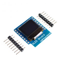 WeMos D1 mini 0,66 colio OLED plokštė