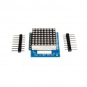 WeMos D1 mini 8x8 LED matricos plokštė