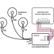 ECG (elektrokardiogramos) modulis su AD8232