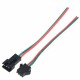JST SM2.54 lizdas ir kištukas su laidais 3pin