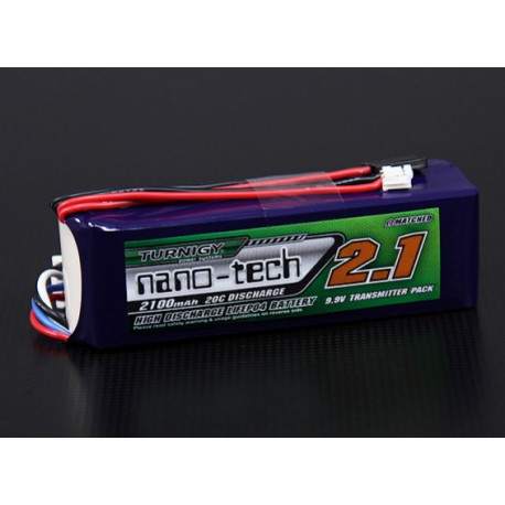 Turnigy Nano-Tech 2100mAh 9,9V 3S LiFePo4 akumuliatorių baterija