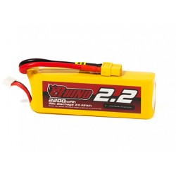 Rhino 2200mAh 11,1V 3S 25C LiPo akumuliatorių baterija su XT60