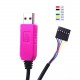 RS232 UART TTL 6pin konverteris su PL2303 (USB)