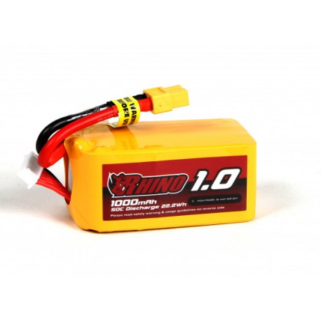 Rhino 1000mAh 22,2V 6S 35C-45C LiPo akumuliatorių baterija