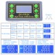 Dviejų funkcijų PWM signalo generatorius ZK-PP2K (3,3-30V 1Hz-150kHz su LCD, UART, korpusu ir 8A tranzistoriniu išėjimu)