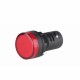 22mm 24V LED indikatorius (raudonas)