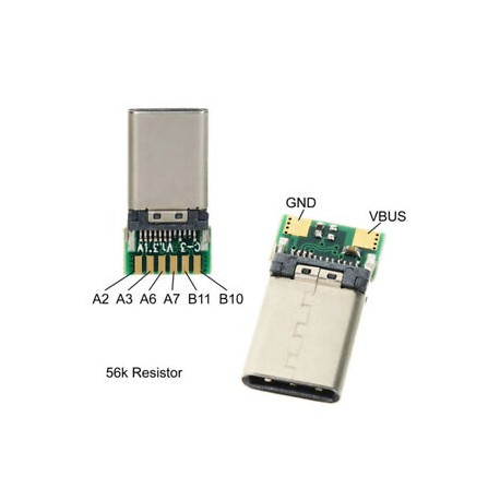 USB 3.1 Type-C jungties (kištuko) modulis
