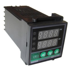REX-C100 temperatūros valdiklis 0-400V K tipo termo poroms su SSR relės valdymo išėjimu (PID)