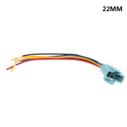 5 kontaktų lizdas 22mm jungikliams su LED