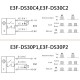 Optinis priartėjimo jutiklis E3F-DS30C4 7-30 cm (reguliuojamas, NPN, N0, 6-36V)