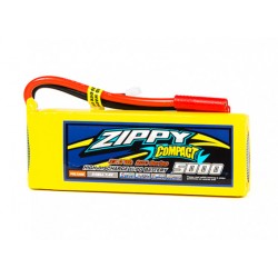 Zippy Compact 5000mAh 7,4V 2S 20C-40C LiPo akumuliatorių baterija
