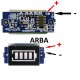 DC voltmetras - indikatorius 1s LiPo akumuliatorių baterijoms