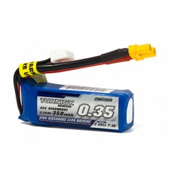 Turnigy 350mAh 7,4V 2S 45C-90C LiPo akumuliatorių baterija