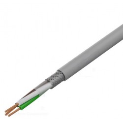 Automatikos kabelis LiYCY 3x0,5mm2 (PVC ekranuotas daugiagyslis/lankstus) (1m)
