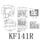 Lituojama kontaktinė kaladėlė KF-141R-10P (2,54mm) kampinė