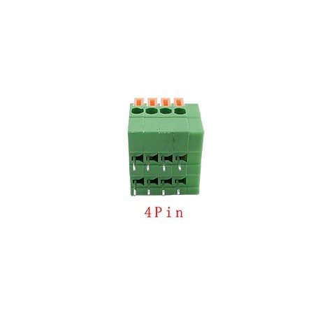 Lituojama kontaktinė kaladėlė KF-141R-4P (2,54mm) kampinė