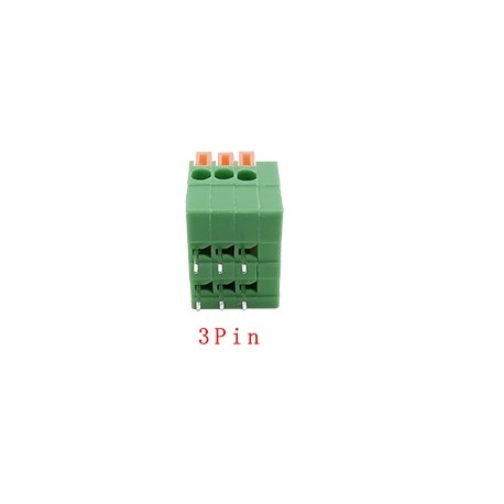Lituojama kontaktinė kaladėlė KF-141R-3P (2,54mm) kampinė