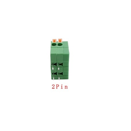Lituojama kontaktinė kaladėlė KF-141R-2P (2,54mm) kampinė