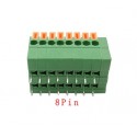 Lituojama kontaktinė kaladėlė KF-141R-8P (2,54mm) kampinė