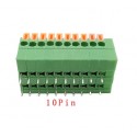 Lituojama kontaktinė kaladėlė KF-141R-10P (2,54mm) kampinė