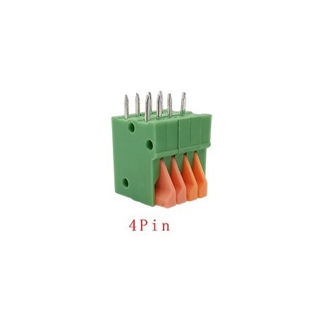 Lituojama kontaktinė kaladėlė KF-141V-4P (2,54mm) vertikali