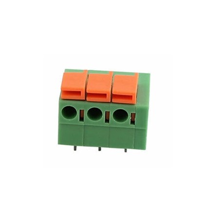 Lituojama kontaktinė kaladėlė KF-142R-3P (5,08mm) kampinė
