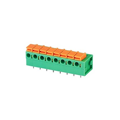 Lituojama kontaktinė kaladėlė KF-142R-8P (5,08mm) kampinė