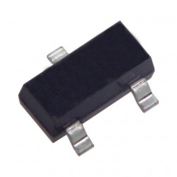 BC847B tranzistorius (NPN 45V 100mA 250mW SOT23)