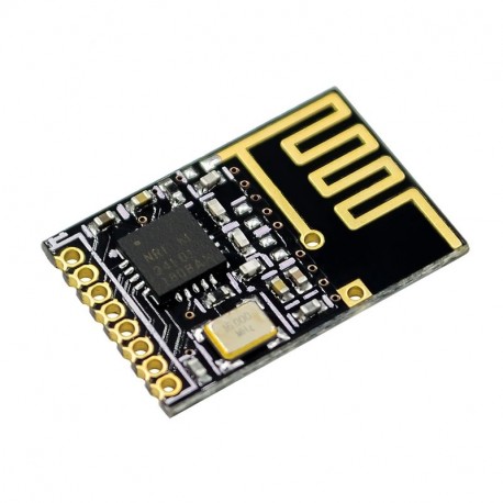 2,4GHz siųstuvo/imtuvo modulis su NRF24L01 castelated