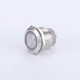Metalinis nefiksuojantis 22mm NO+NC jungiklis su 12-24V LED pašvietimu (raudonas)