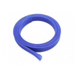 Nailoninis kabelio šarvas 3mm mėlynas (1m)