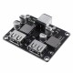 USB greito įkrovimo (QuickCharge) modulis 24W (2 kanalų)