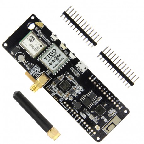 TTGO T-Beam V1.1 modulis (ESP32, GPS NEO-6M, LORA 32 (433MHz), 18650)